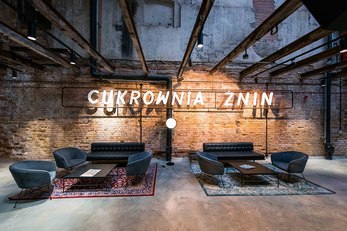 Bulak Projekt transforms former sugar factory into hotel complex with industrial look in Poland  