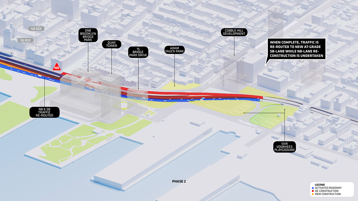 BIG transforms Brooklyn's historic highway into a greenery parkland