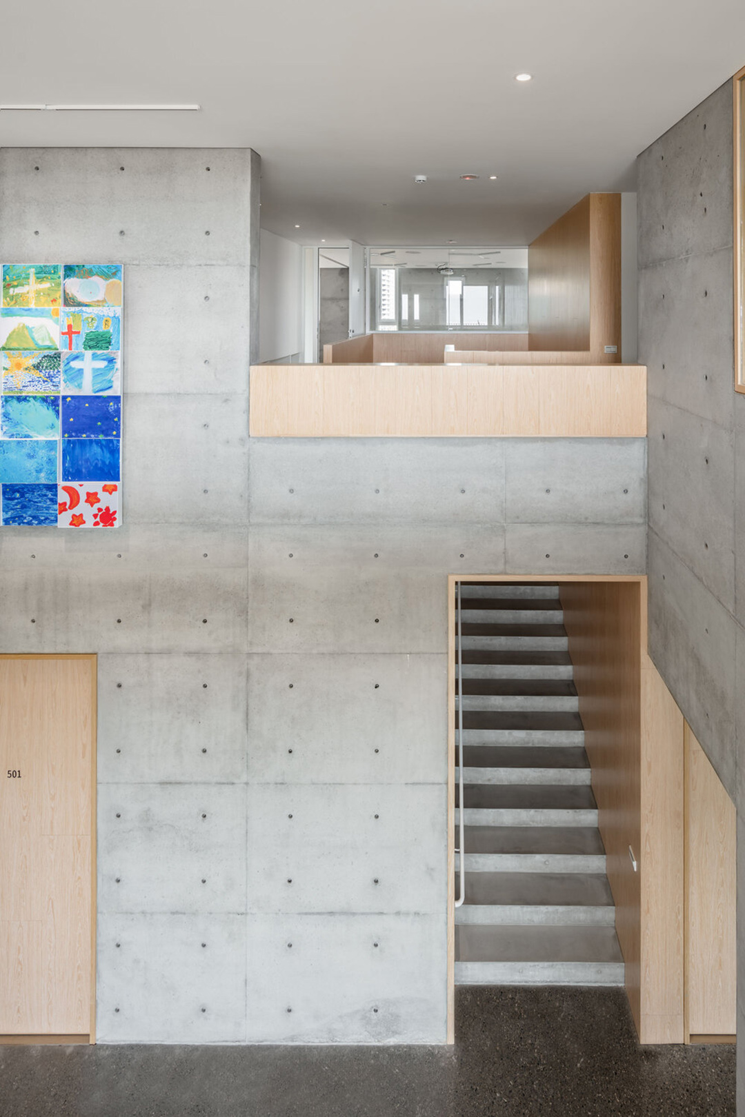 The Gothic Church on a Skyscraper