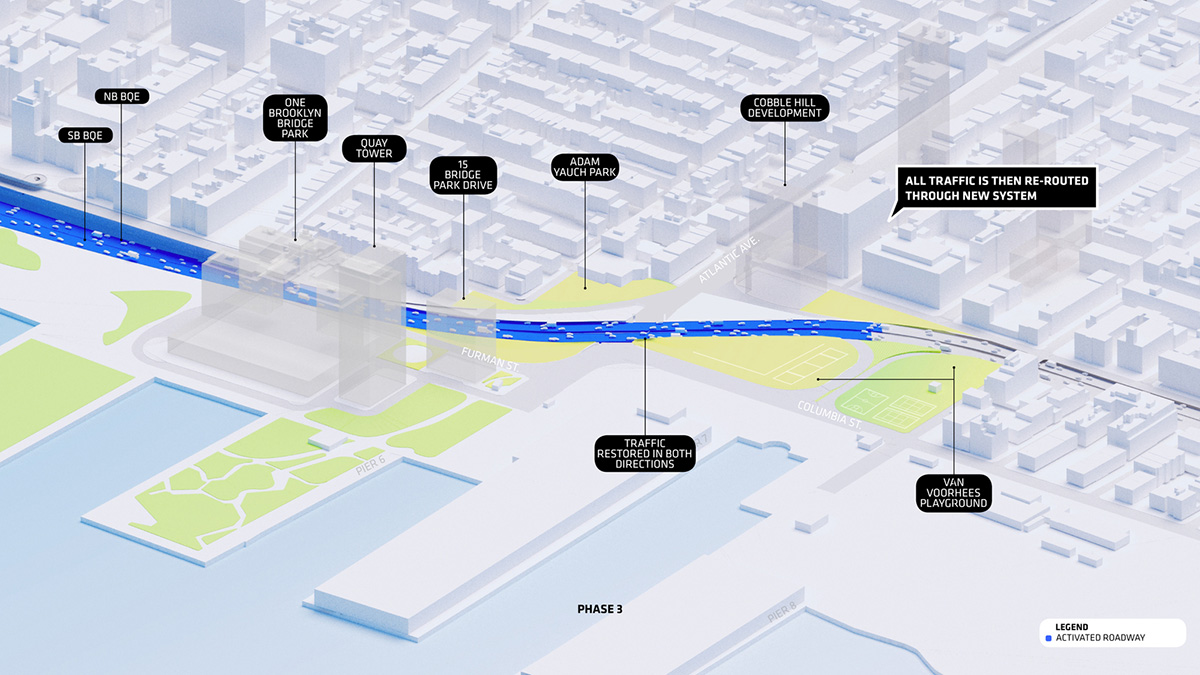 BIG transforms Brooklyn's historic highway into a greenery parkland