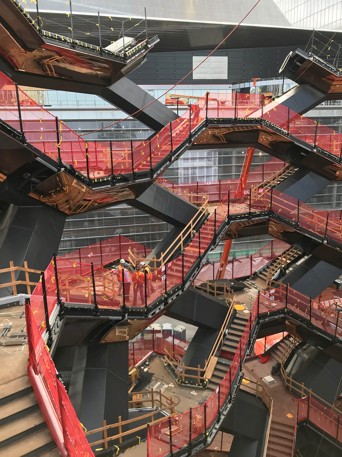 First images show Thomas Heatherwick’s sculptural Vessel takes shape at Hudson Yards