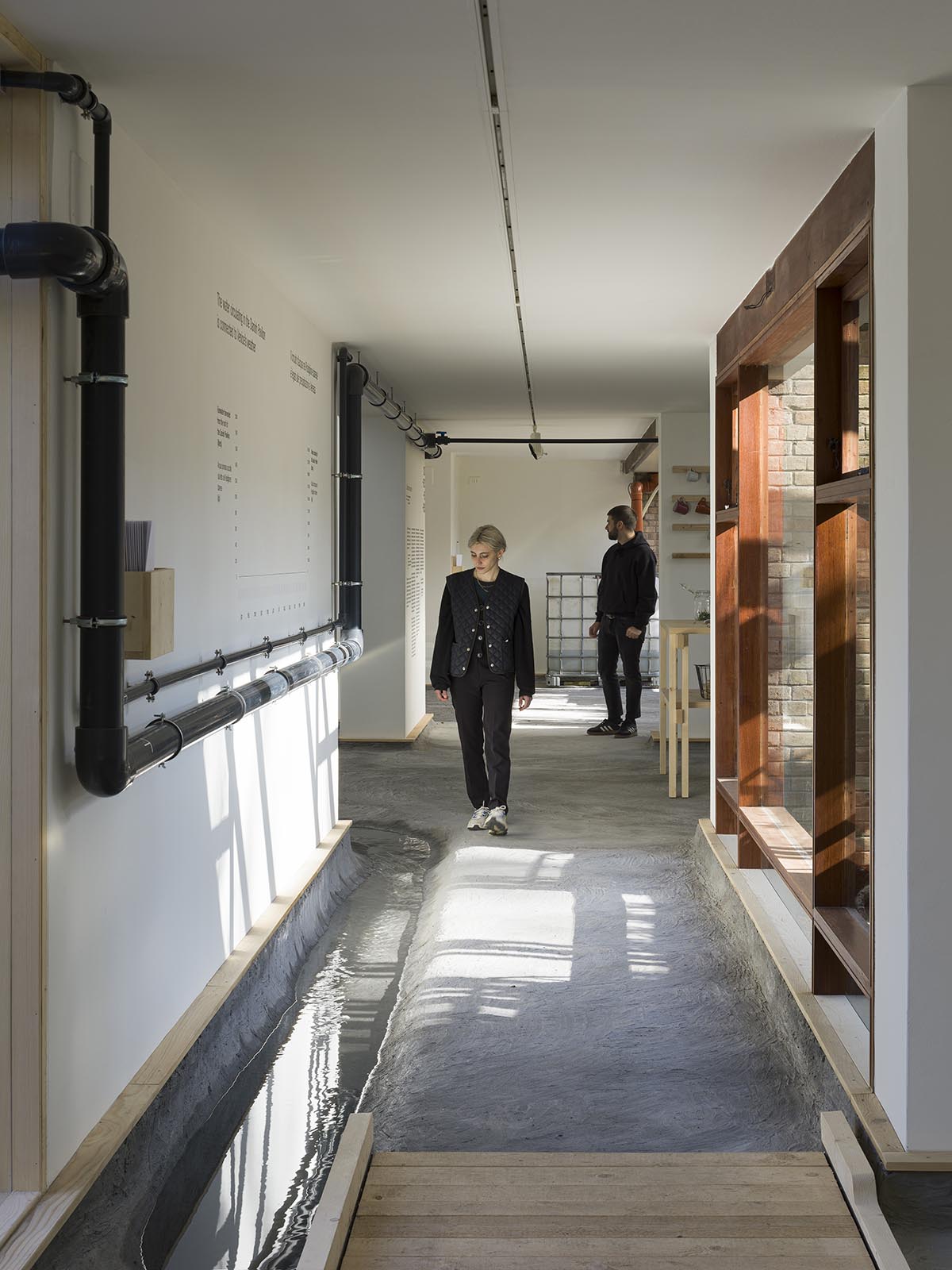 Danish Pavilion installs a cyclic water system connecting visitors with water at Venice Biennale