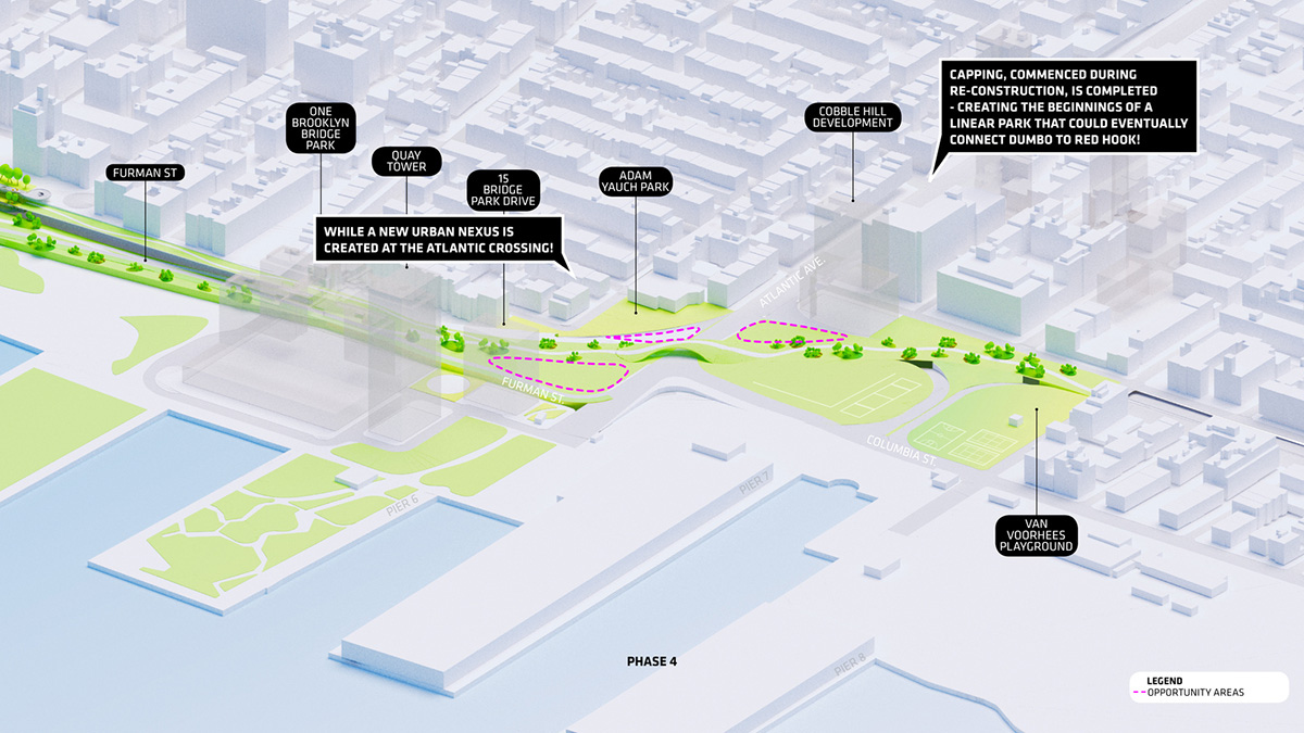 BIG transforms Brooklyn's historic highway into a greenery parkland