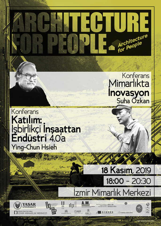 Architecture For People Event Series will be held between 18-22 November in İzmir