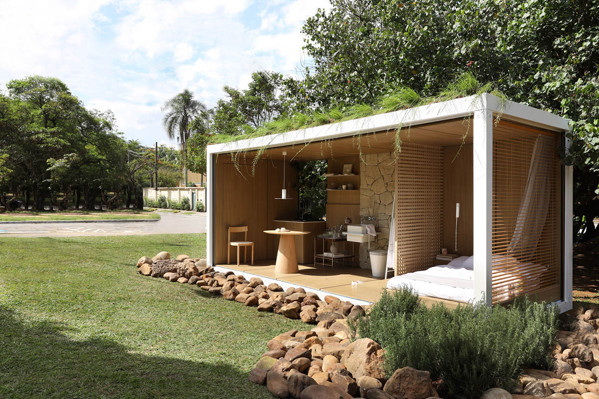 Ticiane Lima Arquitetura & Interiores creates container-like home that ...