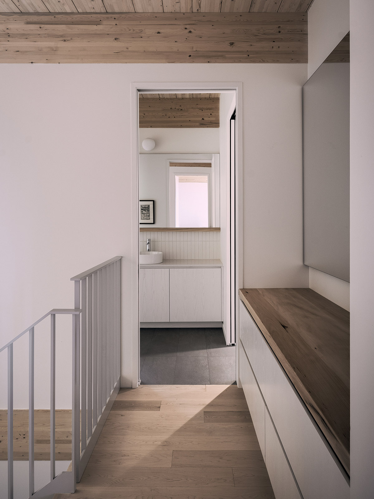 Alain Carle Architecte completes Rolo House on rocky mountains to observe landscape in Quebec