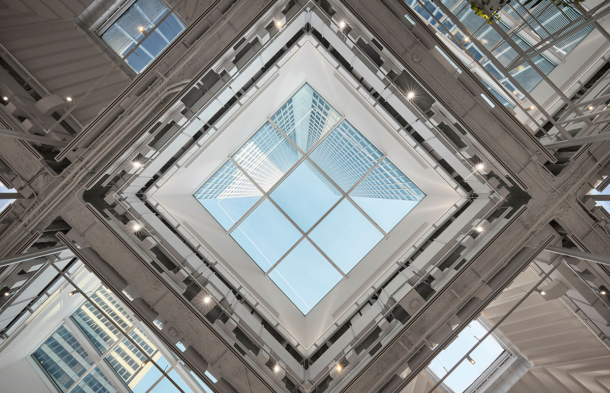 Sid Lee Architecture creates infinite gridded office spaces at base of IM Pei's Place Ville Marie