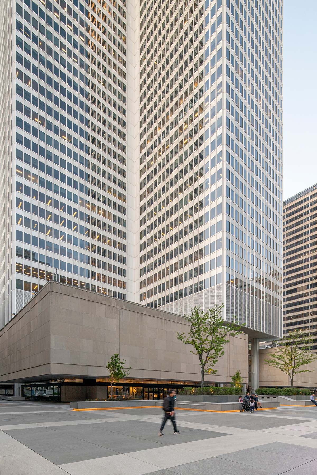 Sid Lee Architecture creates infinite gridded office spaces at base of IM Pei's Place Ville Marie