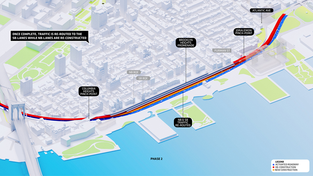 BIG transforms Brooklyn's historic highway into a greenery parkland