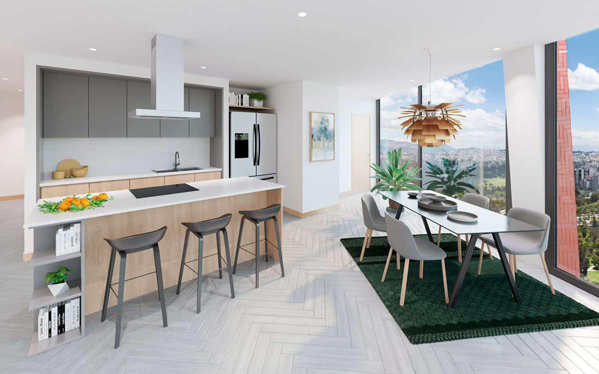 BIG designs earthy-colored and rounded tower in Ecuador