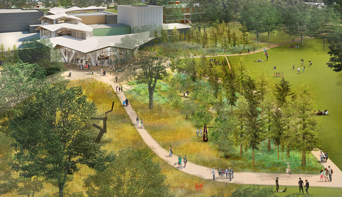 Studio Gang's Arkansas Arts Center breaks ground in Little Rock