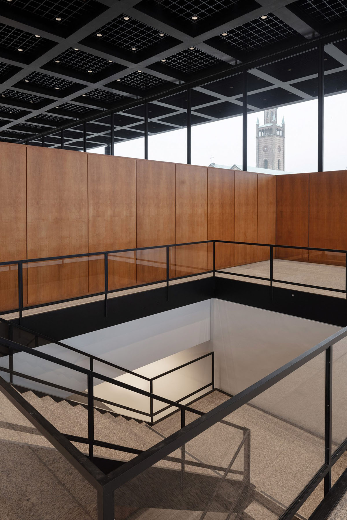 New photographs revealed for David Chipperfield-restored Mies van der Rohe's Neue Nationalgalerie