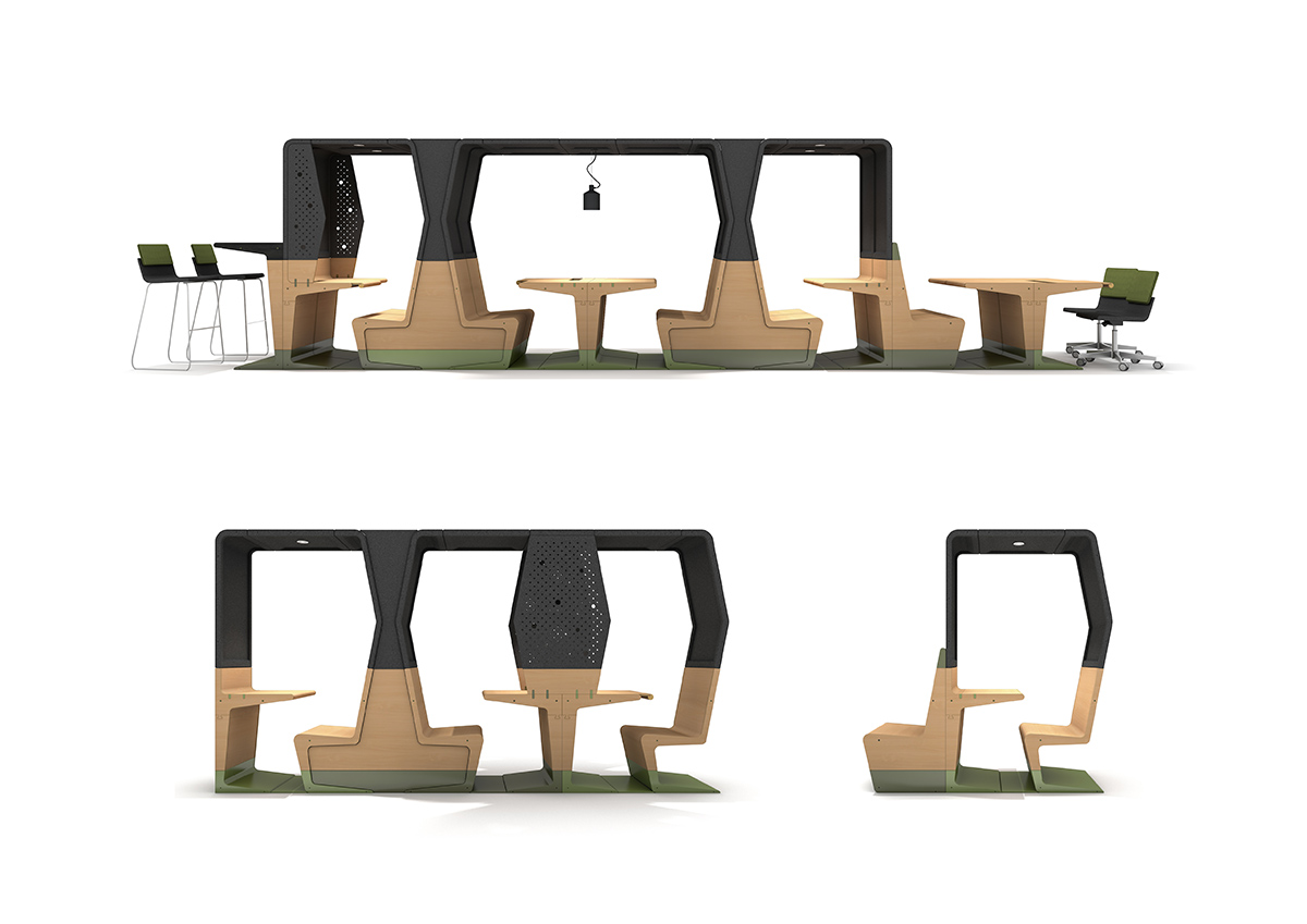 Mecanoo and Gispen launch modular furniture concept for learning environments