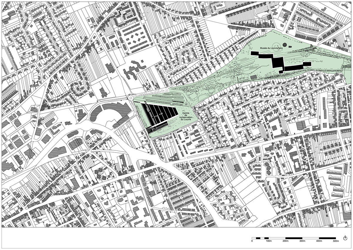 Rogers Stirk Harbour + Partners reveals conservation and collection facility building for the Louvre