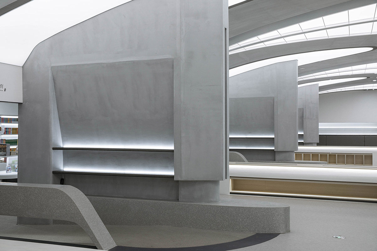 Gonverge Interior Design completes futuristic Fengdong E Pang Bookstore in Xi'an City