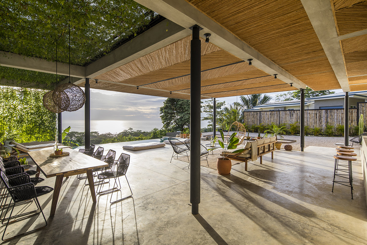 Studio Saxe completes terraced boutique hotel on a steep hillside in Costa Rica