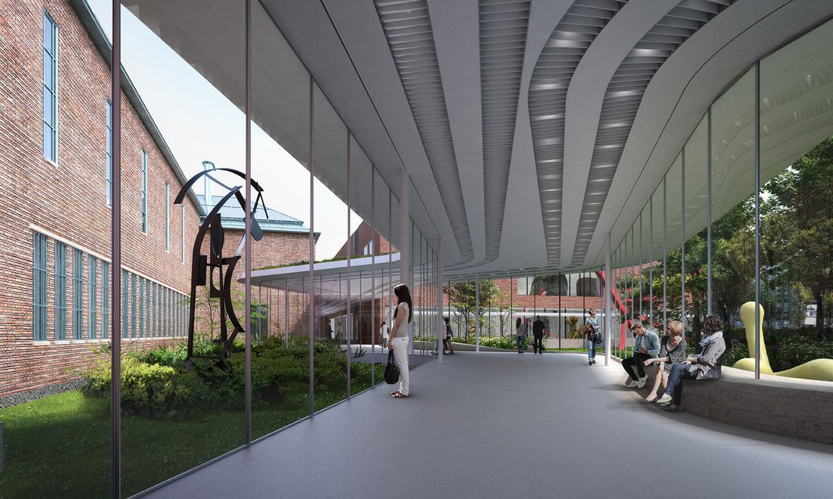 Mecanoo adds new transparent wing to Museum Boijmans van Beuningen in Rotterdam