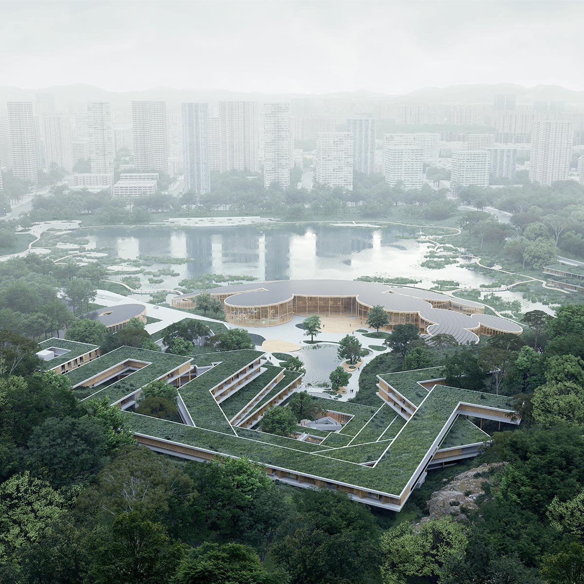 Mecanoo, Meng and Lola Landscape win competition to design Shenzhen Guangming Scientist Valley