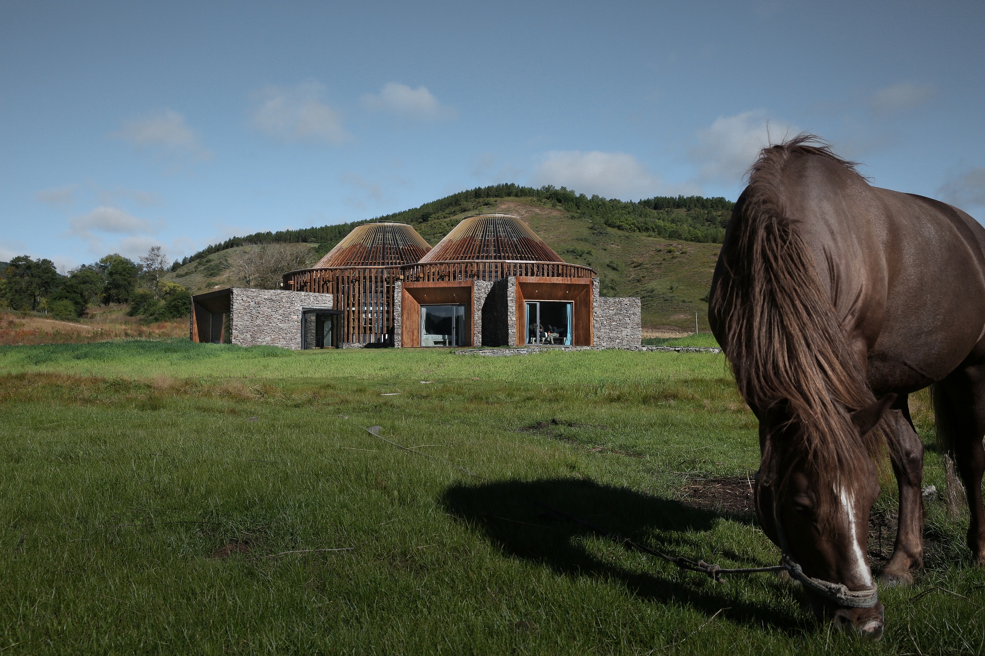 HDD Designed a Mongolian Yurt-Shaped Architecture in a Grassland in China