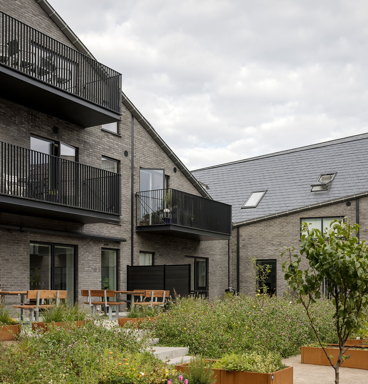 CEBRA built new housing on a former historical steam mill site in Denmark