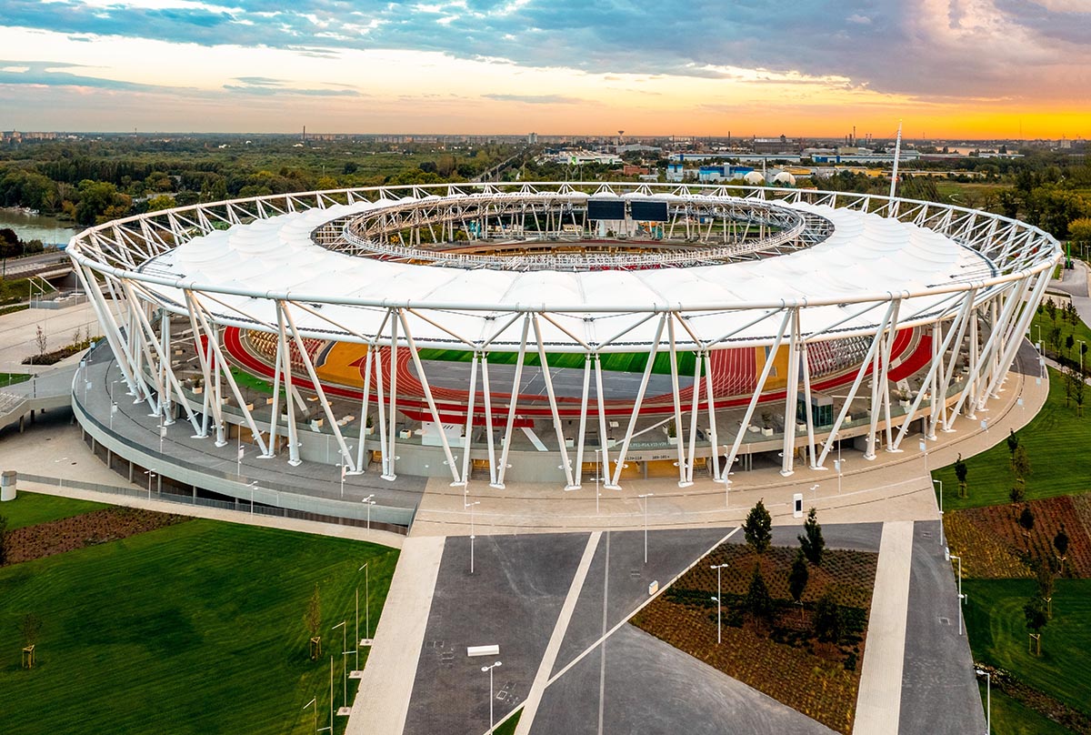 Napur Architect completes sustainable National Athletics Centre in Budapest