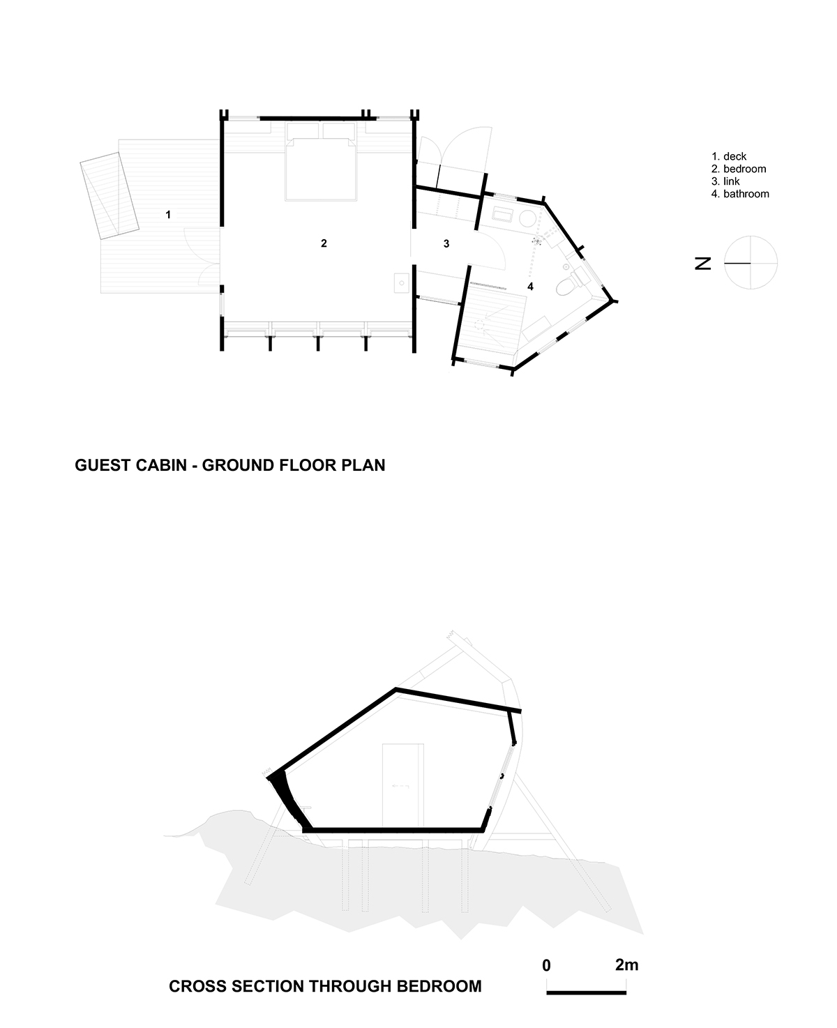 Nina Maritz Architects completes shipwreck-themed timber cabins for travelers in Namibia