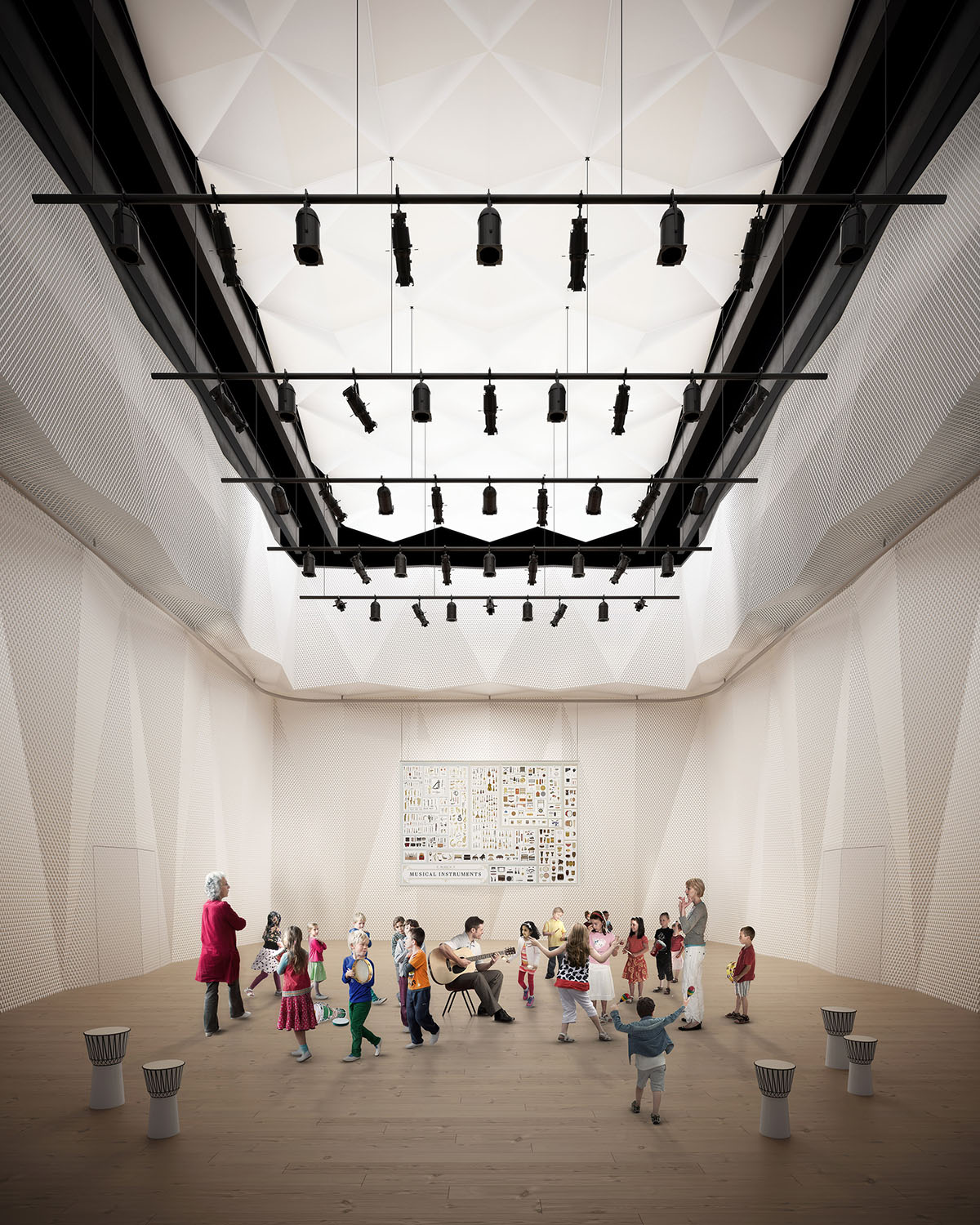 David Chipperfield Architects releases new images for Edingburgh Music Venue