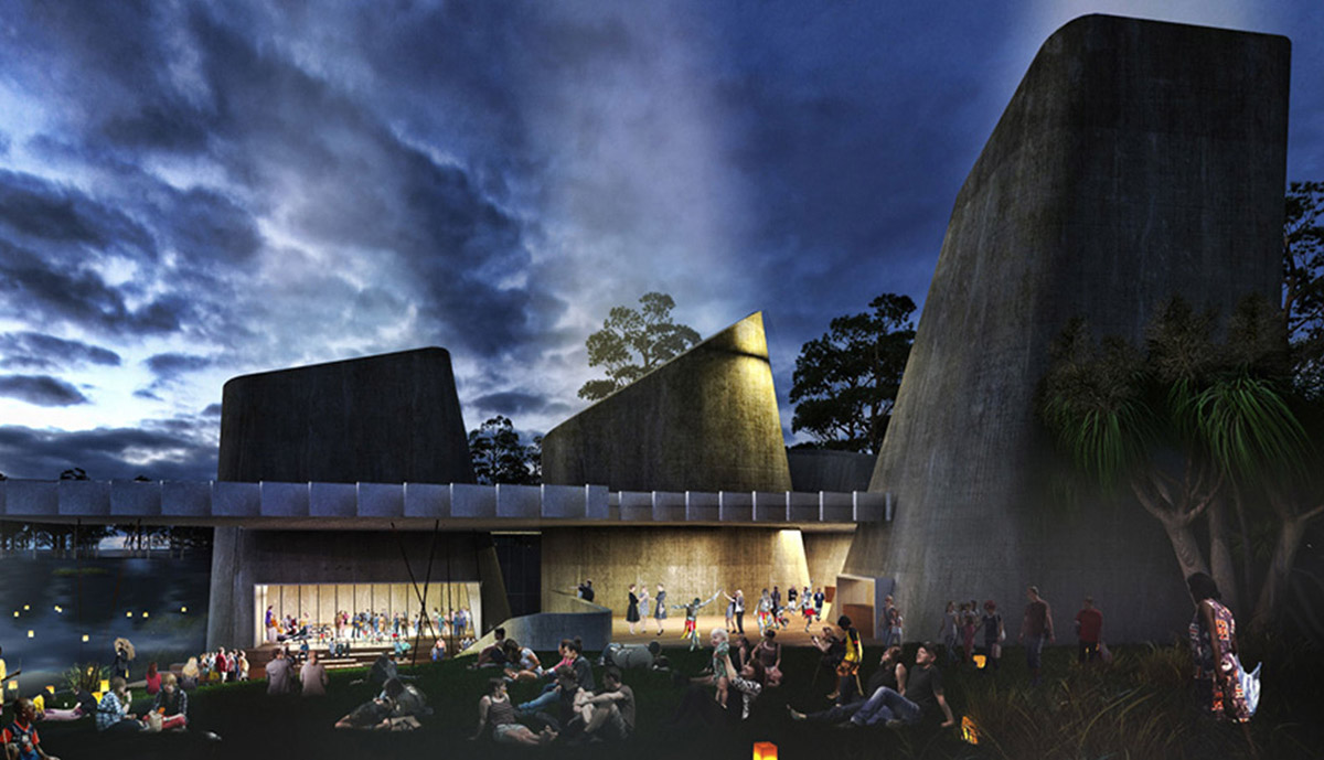 NAAU and Enlocus unveil masterplan to transform Jabiru town with cave-like buildings