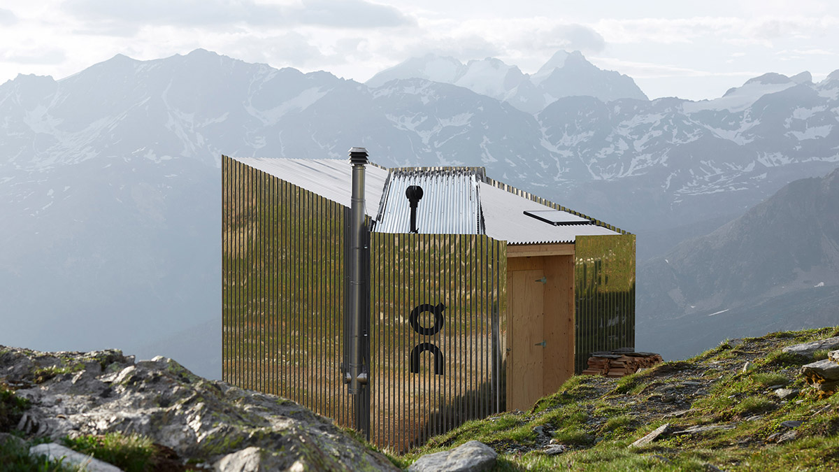 On built its first self-sufficient cabin in Swiss Alps
