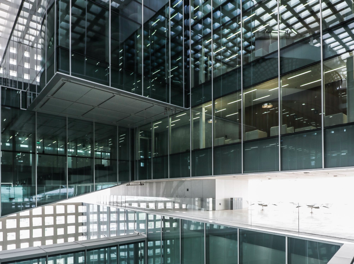 New photographs of OMA’s Qatar Foundation Headquarters revealed by Yueqi Jazzy Li