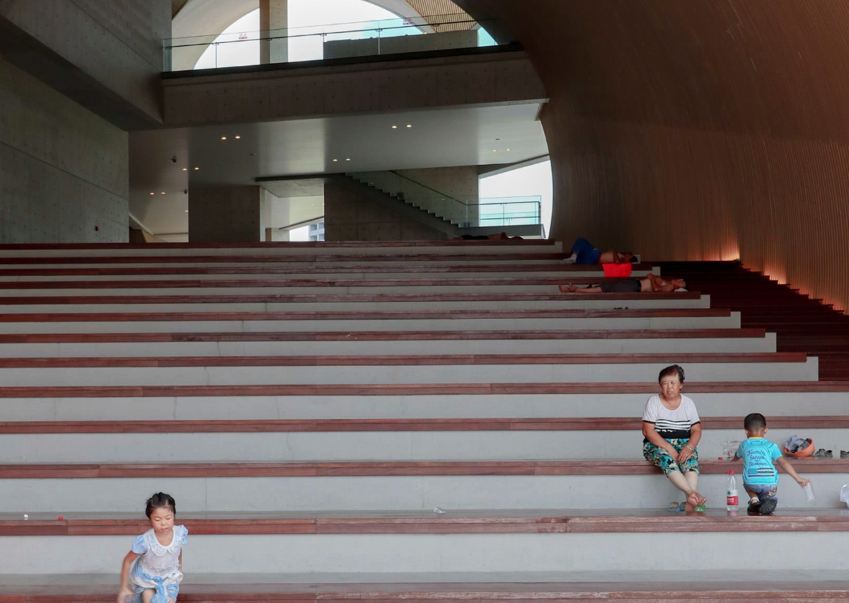Yueqi Jazzy Li photographs Tadao Ando’s Shanghai Poly Grand Theatre