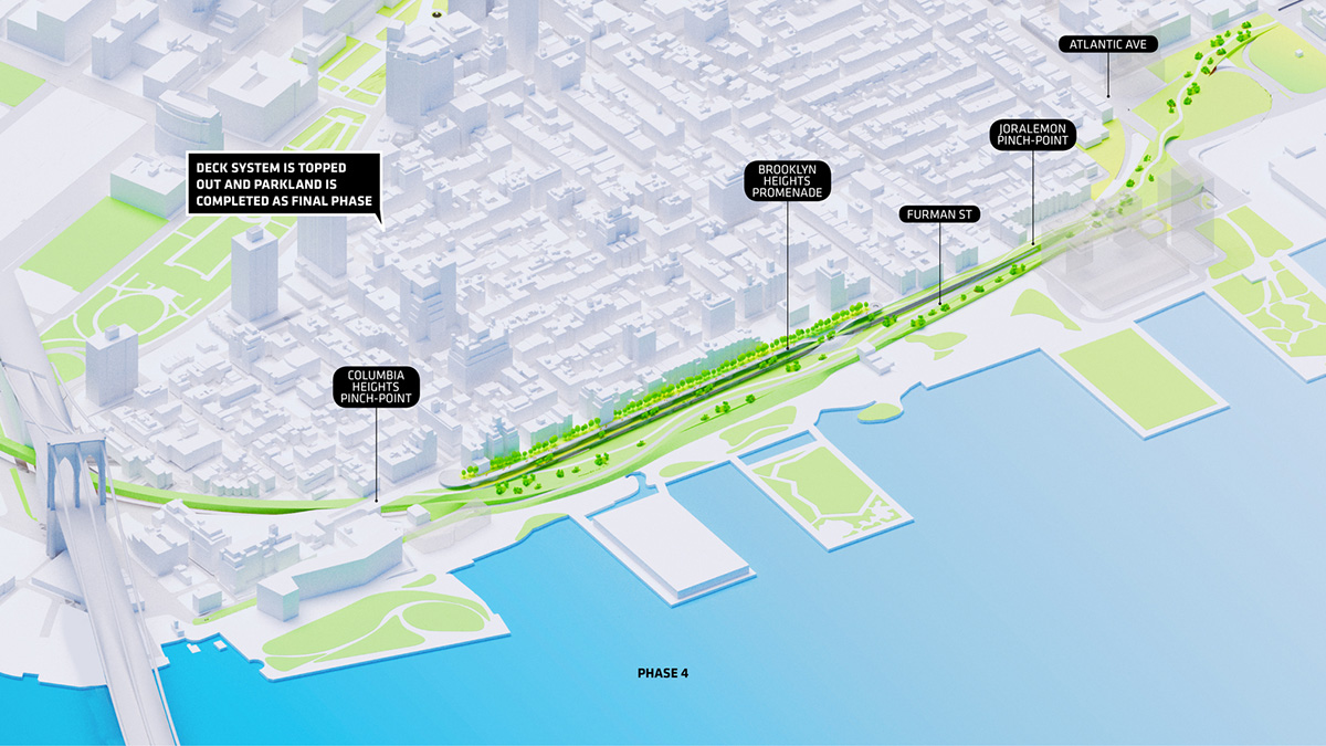 BIG transforms Brooklyn's historic highway into a greenery parkland