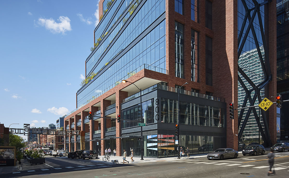 SOM completes 800 Fulton Market office tower that becomes 