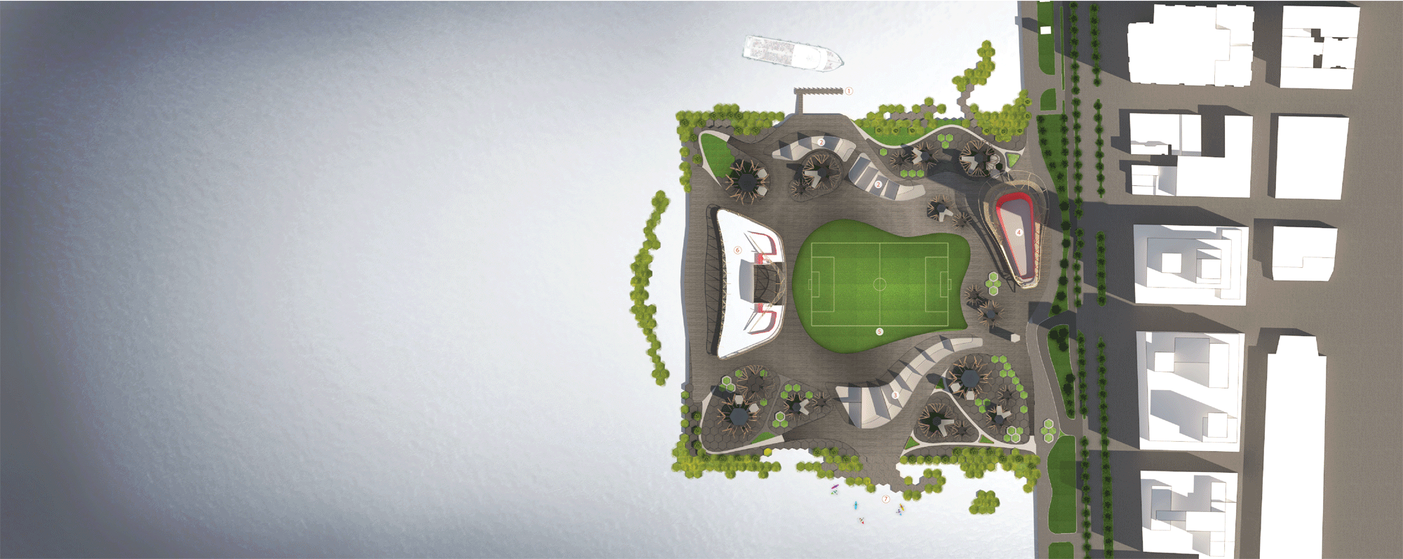 “Floating” tower proposal by DFA Studio addresses affordable housing and resiliency to flooding