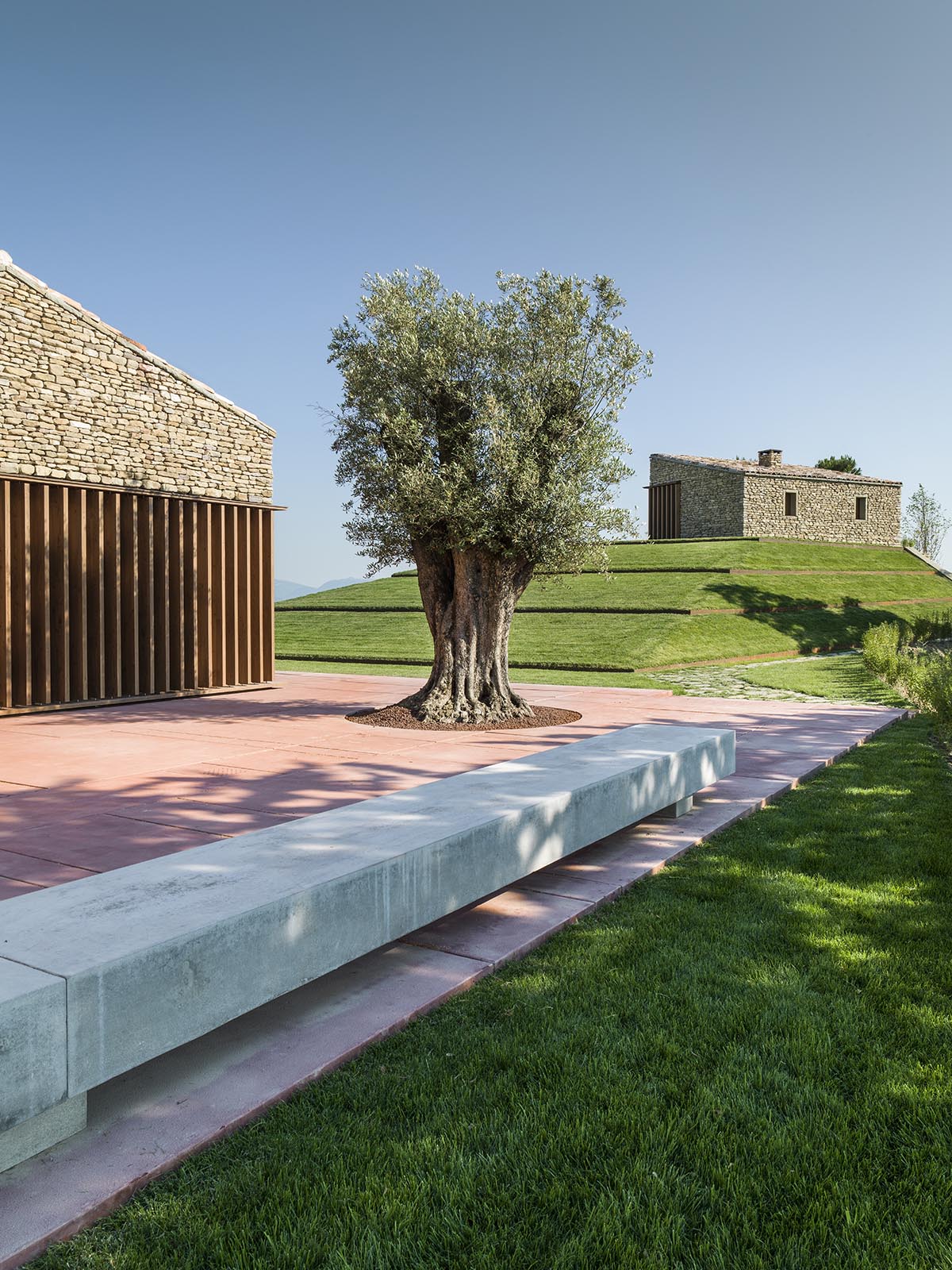 GGA&rsquo;s AP House elegantly harmonised with their stone shell within the historic landscape of Marche
