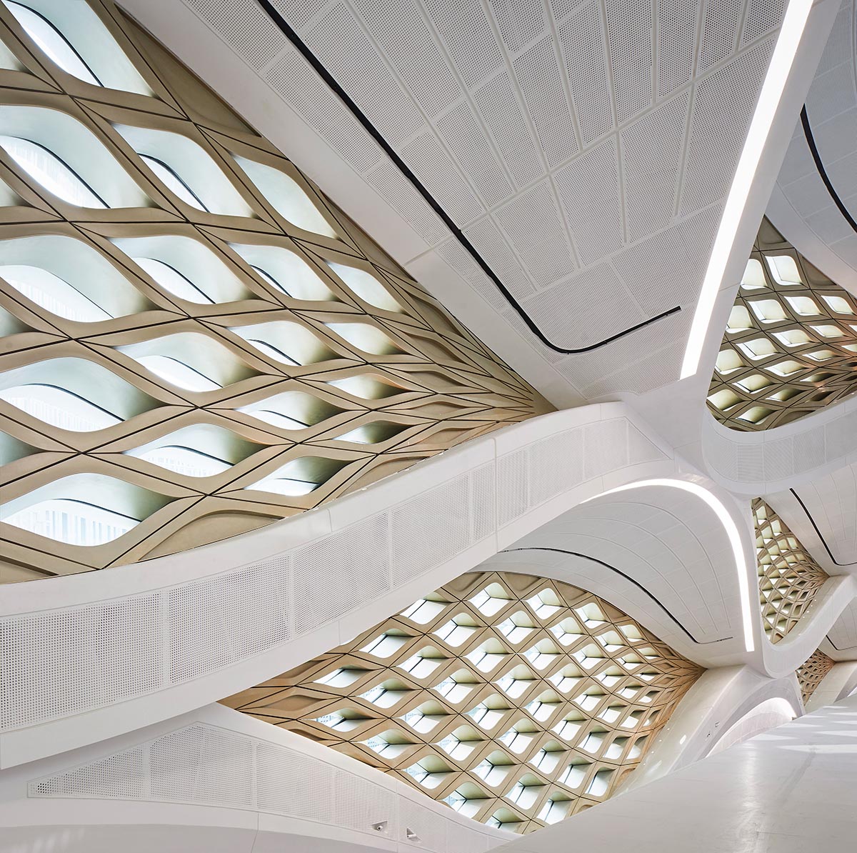 ZHA wraps Riyadh Metro with a self-supporting 3D lattice shell in Saudi Arabia 
