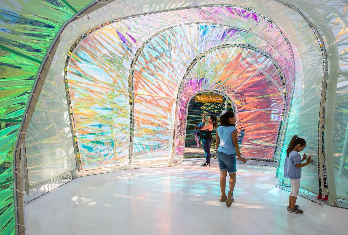 Selgascano's Serpentine Pavilion rebuilt in Los Angeles celebrating Second Home's new location