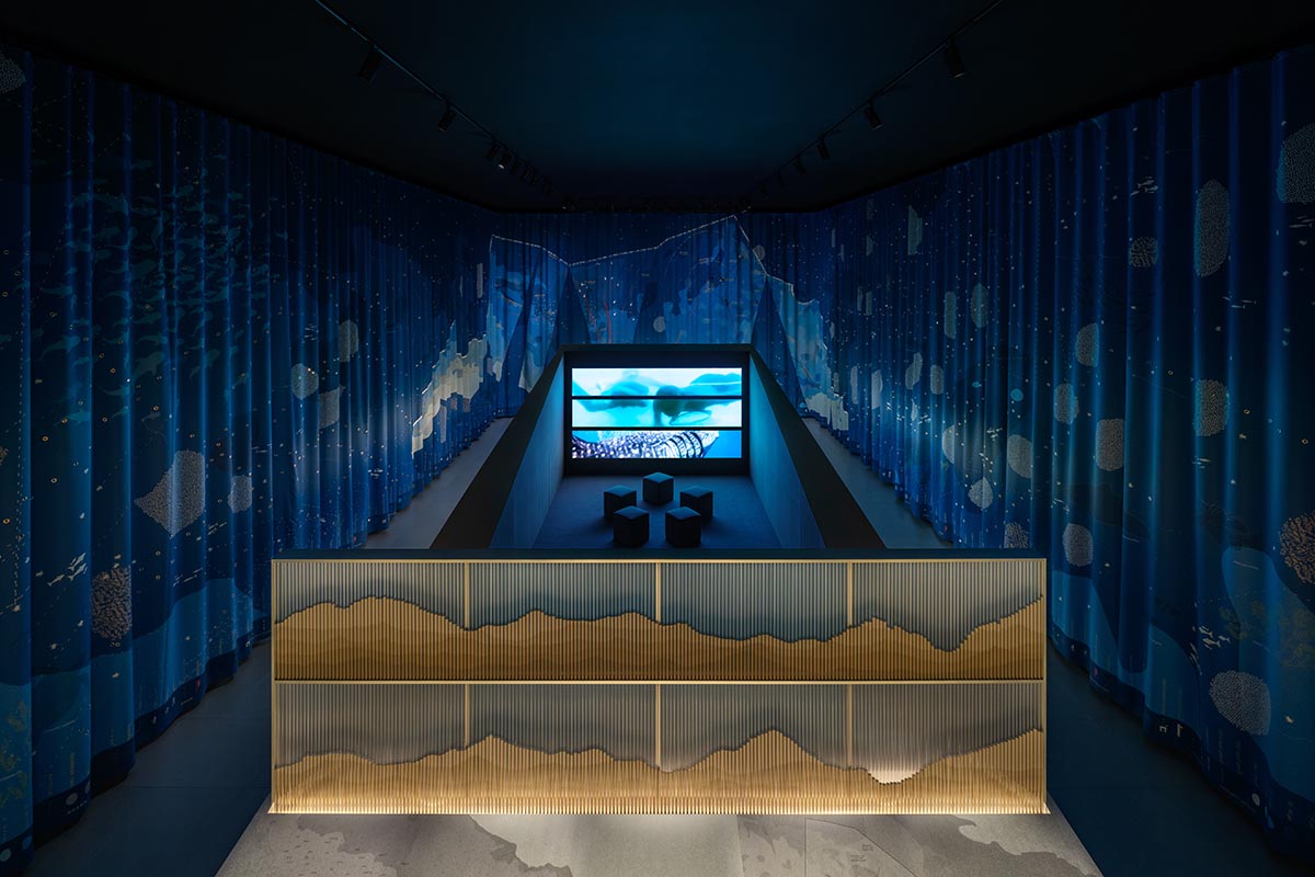 A coastal evolution of Qatar is showcased in an exhibition by AMO at the Qatar Pavilion 