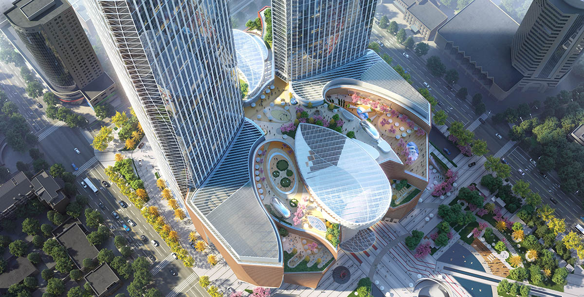 LMCA Design unveils Deji Plaza Xuzhou inspired by complex root system of Banyan tree 