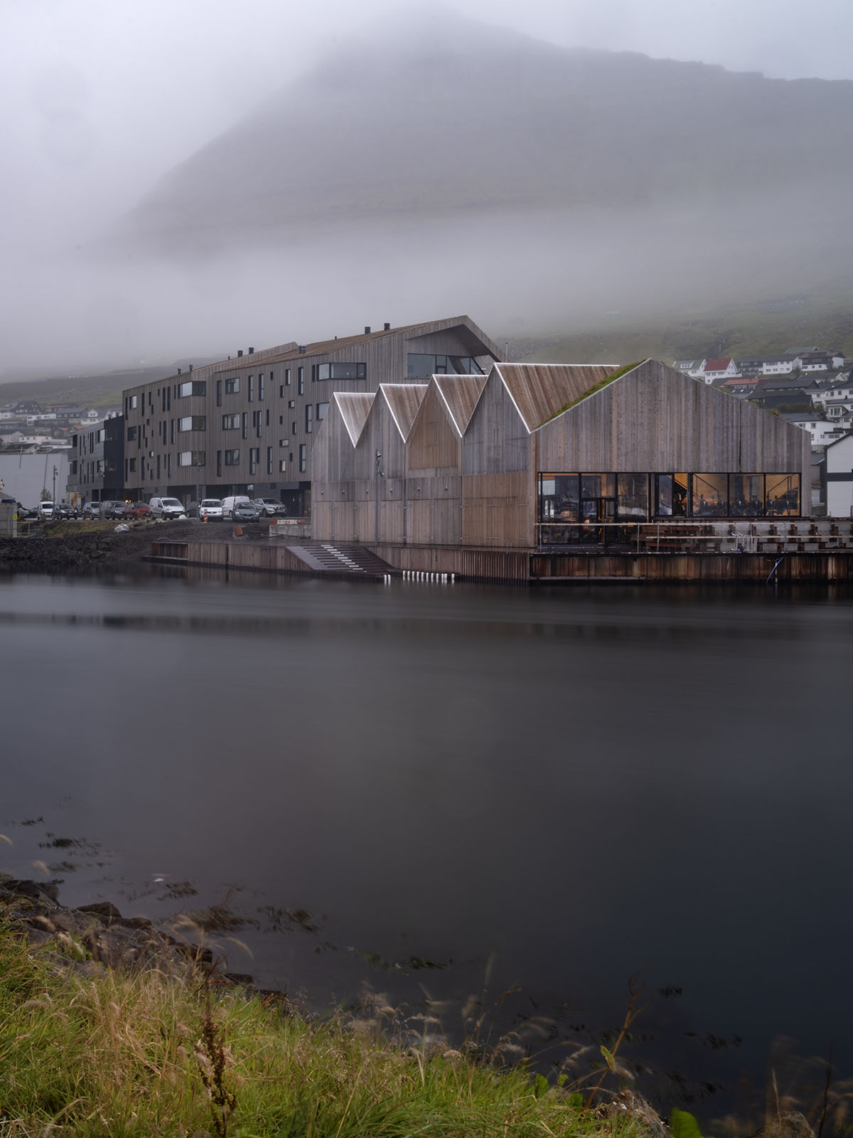 Klaksvik Row Club by Henning Larsen pays homage to Faroe Islands' traditional architecture