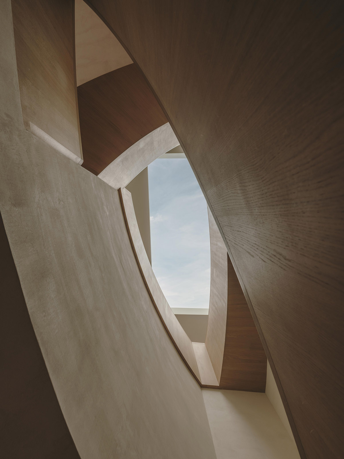 Holzrausch Studio creates a tranquil wooden retreat in the heart of Paris