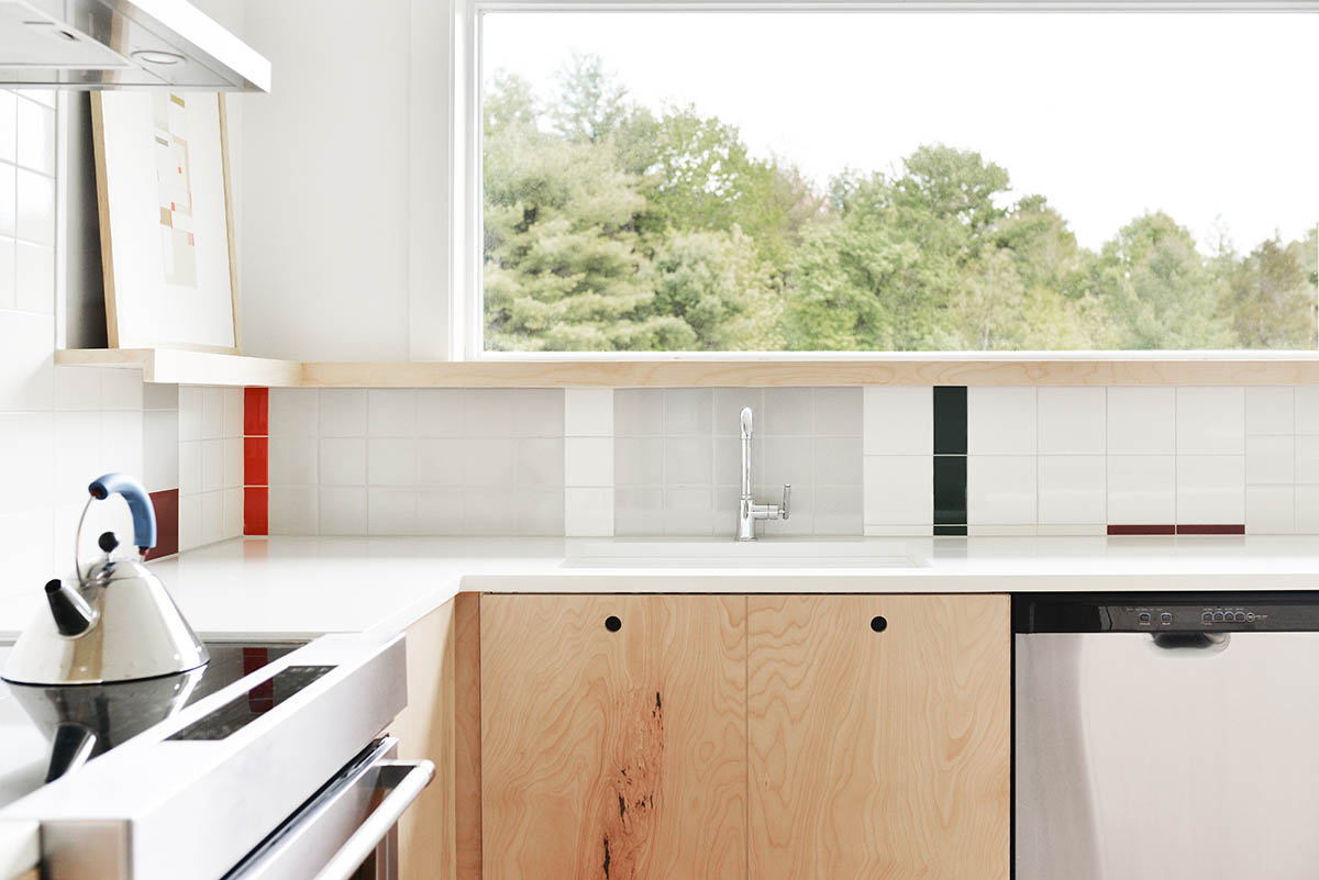 Ballman Khapalova converts 1980s ranch into a modern home with brightened rooms in Saugerties