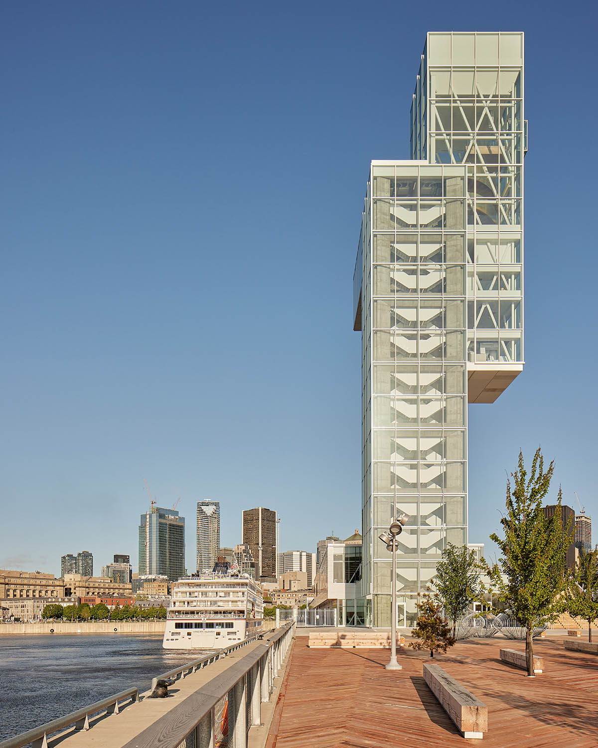 Provencher_Roy completes steel-framed Port of Montréal Tower and Grand Quai in Montreal