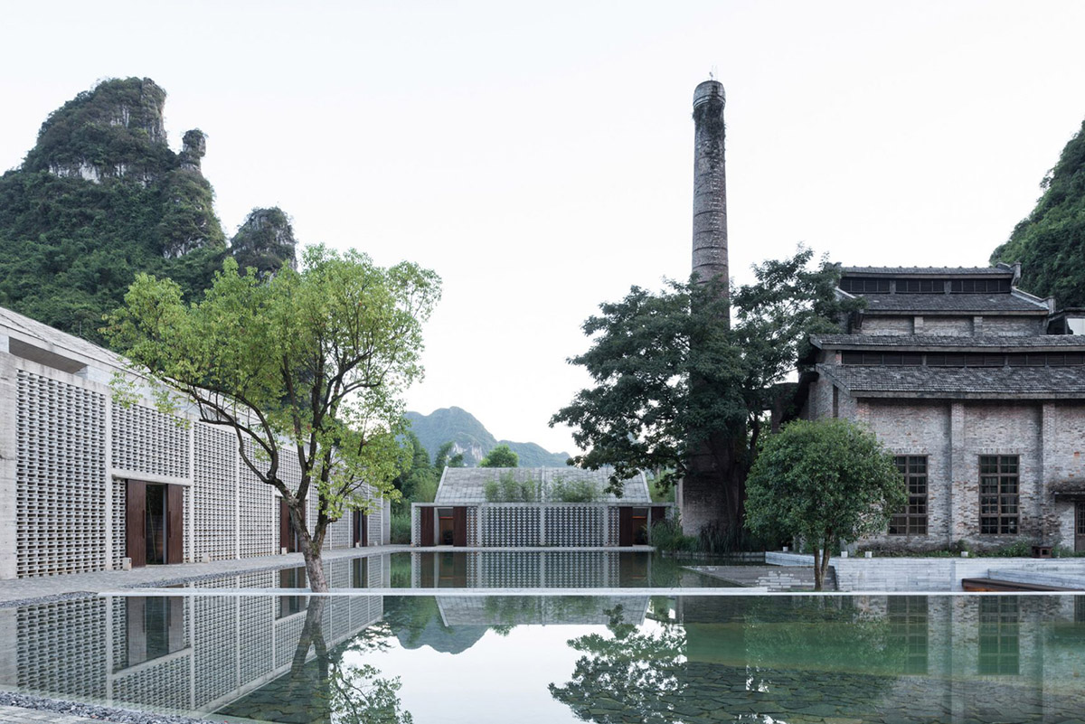 Vector Architects transforms old disused sugar mill into a hotel in China