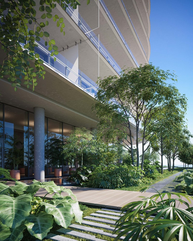 Renzo Piano Building Workshop's first residential project in Miami is almost complete