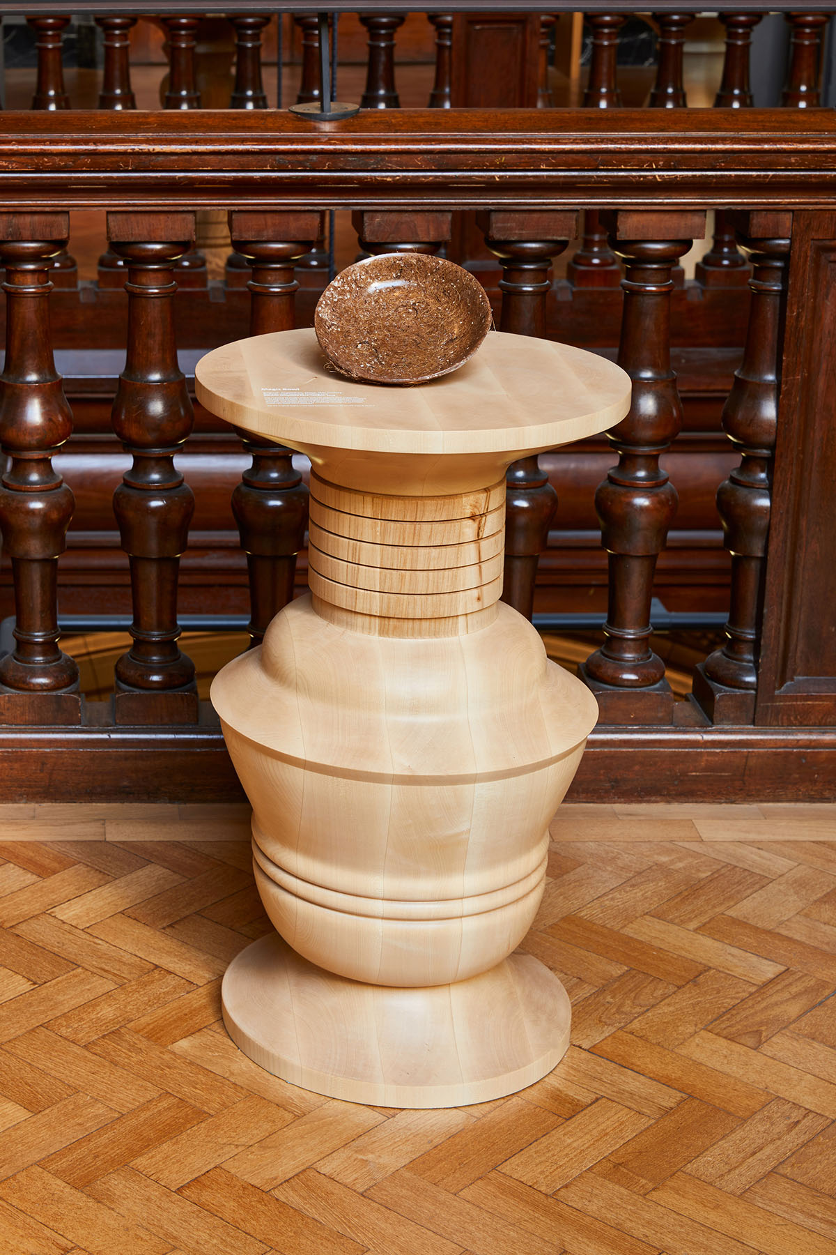 Sam Jacob suspends a cinematic mirrored cube to rethink our plastic waste system at LDF