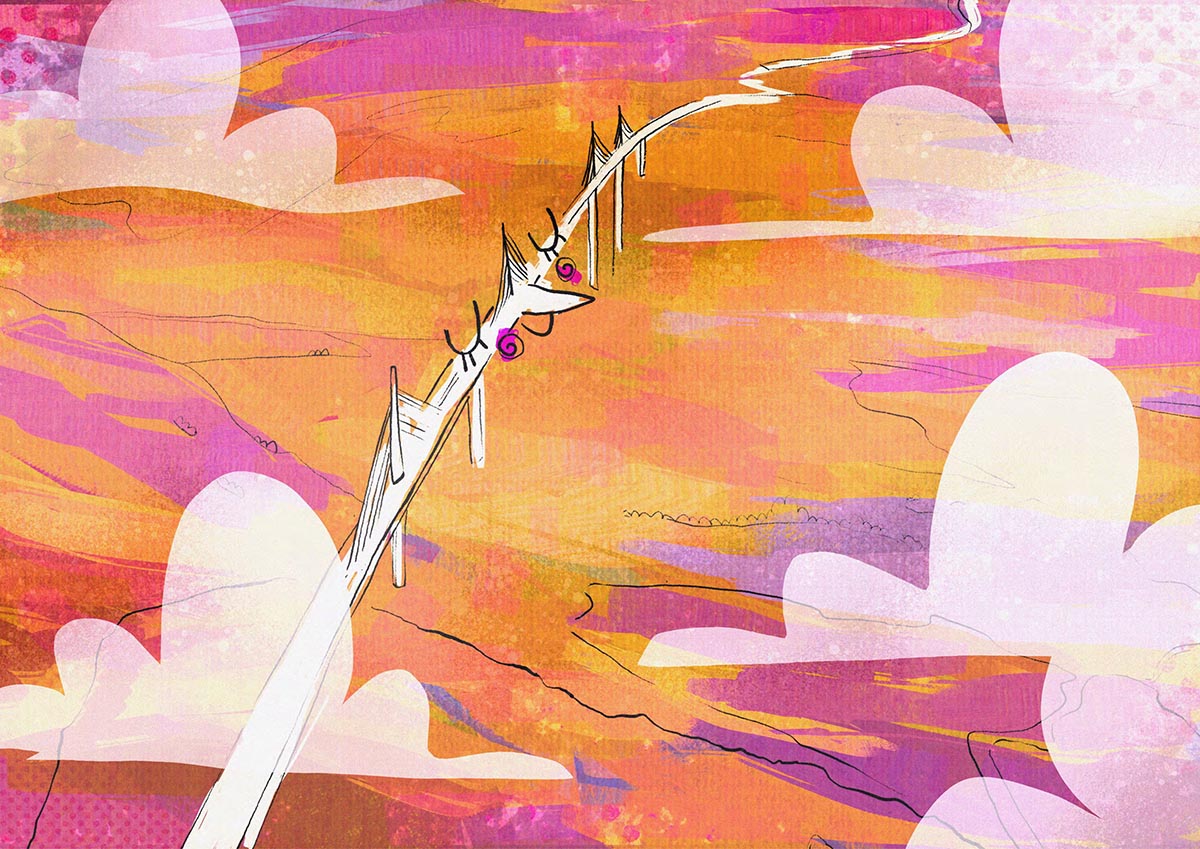 Foster + Partners' new illustrated book offers children a playful journey with flying Gherkin