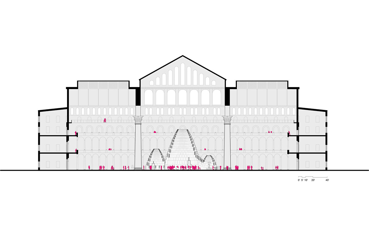 Studio Gang’s pink-domed Hive opens at the National Building Museum