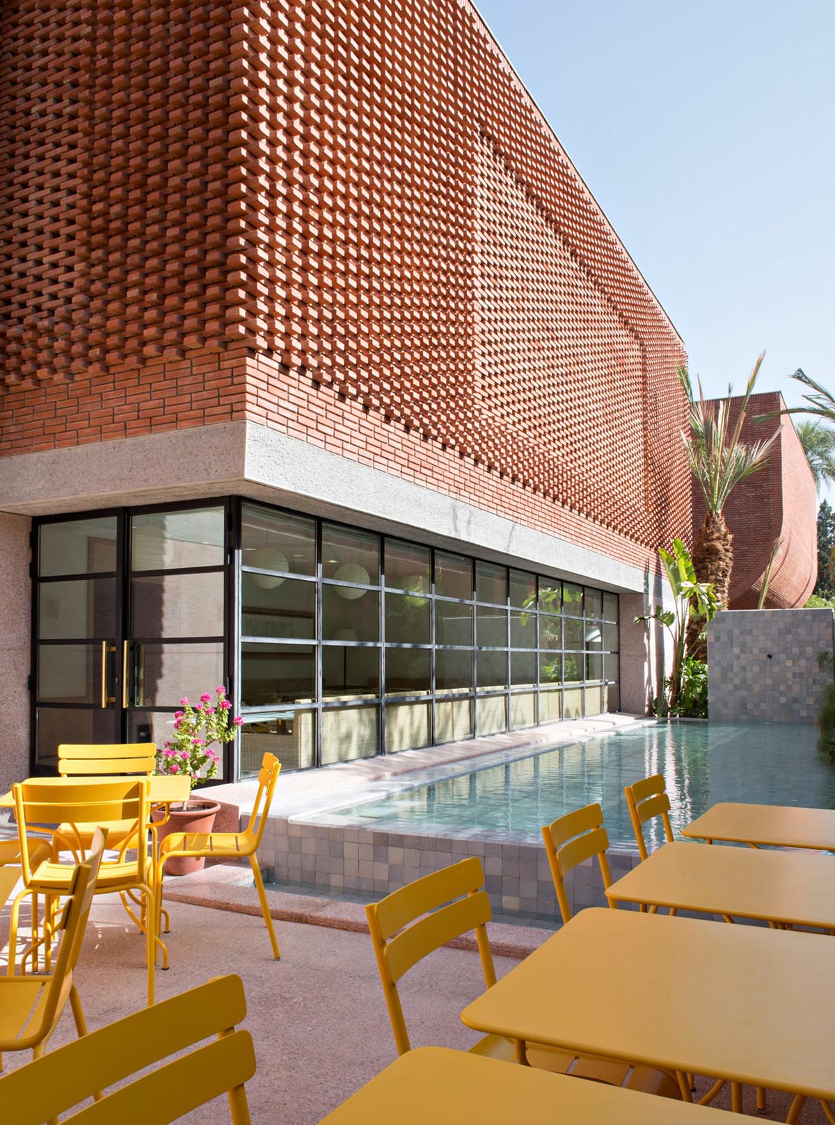 Studio KO completes textured brickwork Yves Saint Laurent Museum in Marrakech