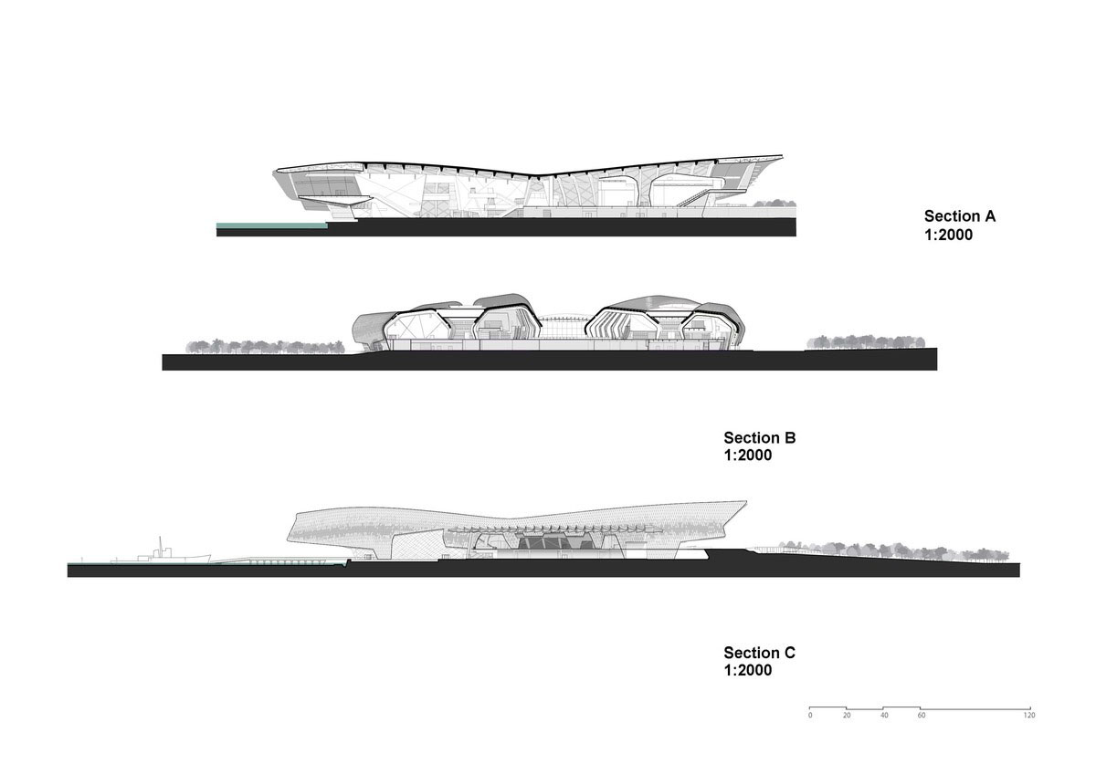 COX Architecture completes China's first National Maritime Museum inspired by aquatic references